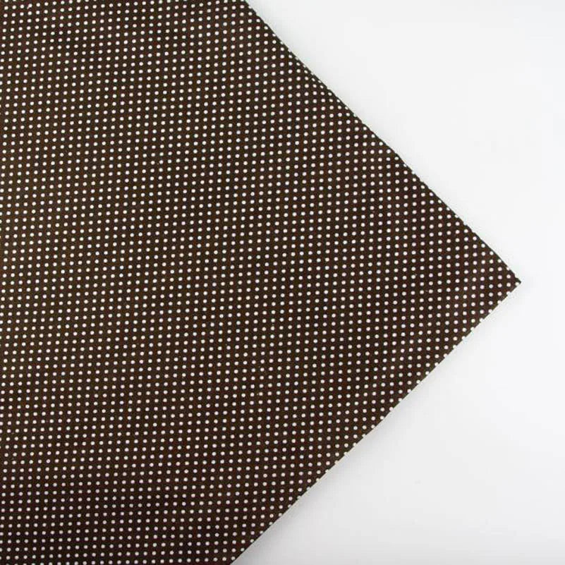 Pure Cotton Fabric Plain Weave Polka Dot Vertical Strip Printed For Sewing Handmade DIY By the Meter