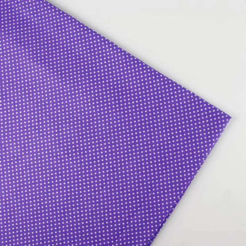 Pure Cotton Fabric Plain Weave Polka Dot Vertical Strip Printed For Sewing Handmade DIY By the Meter