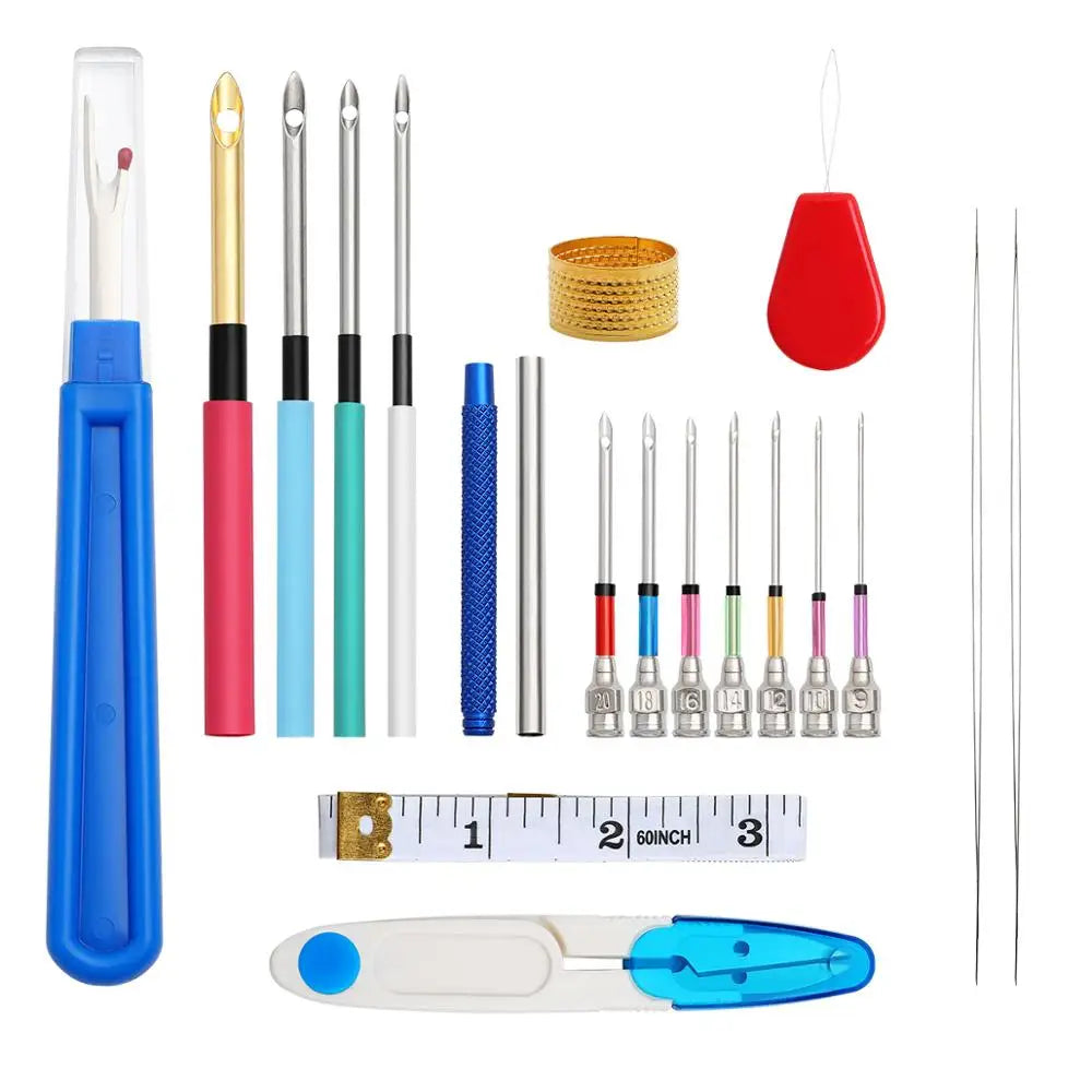 Embroidery Kit 50/150/200/250/450Pcs Cross Stitch Thread With Threader Bobbins Sewing Needles Storage Box Sewing Embroidery Kit