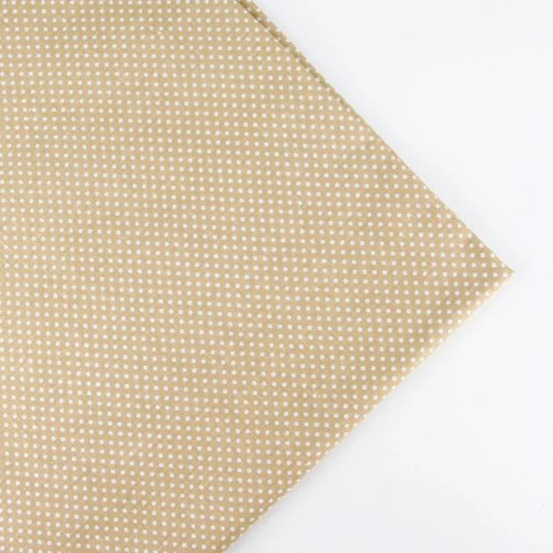 Pure Cotton Fabric Plain Weave Polka Dot Vertical Strip Printed For Sewing Handmade DIY By the Meter