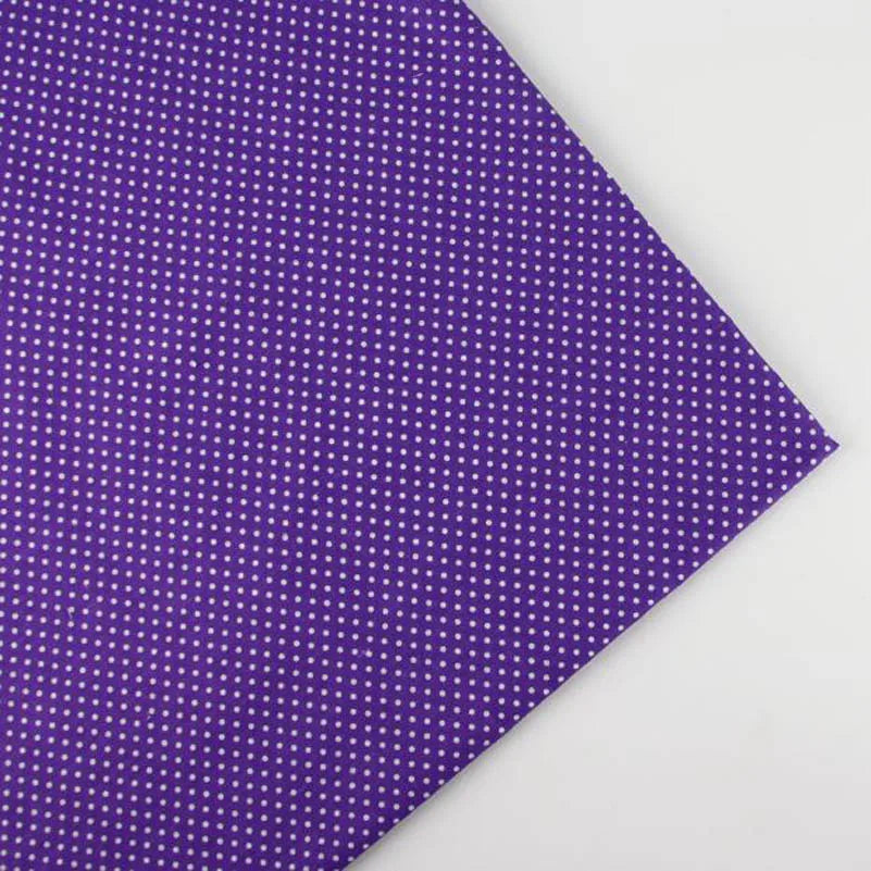 Pure Cotton Fabric Plain Weave Polka Dot Vertical Strip Printed For Sewing Handmade DIY By the Meter