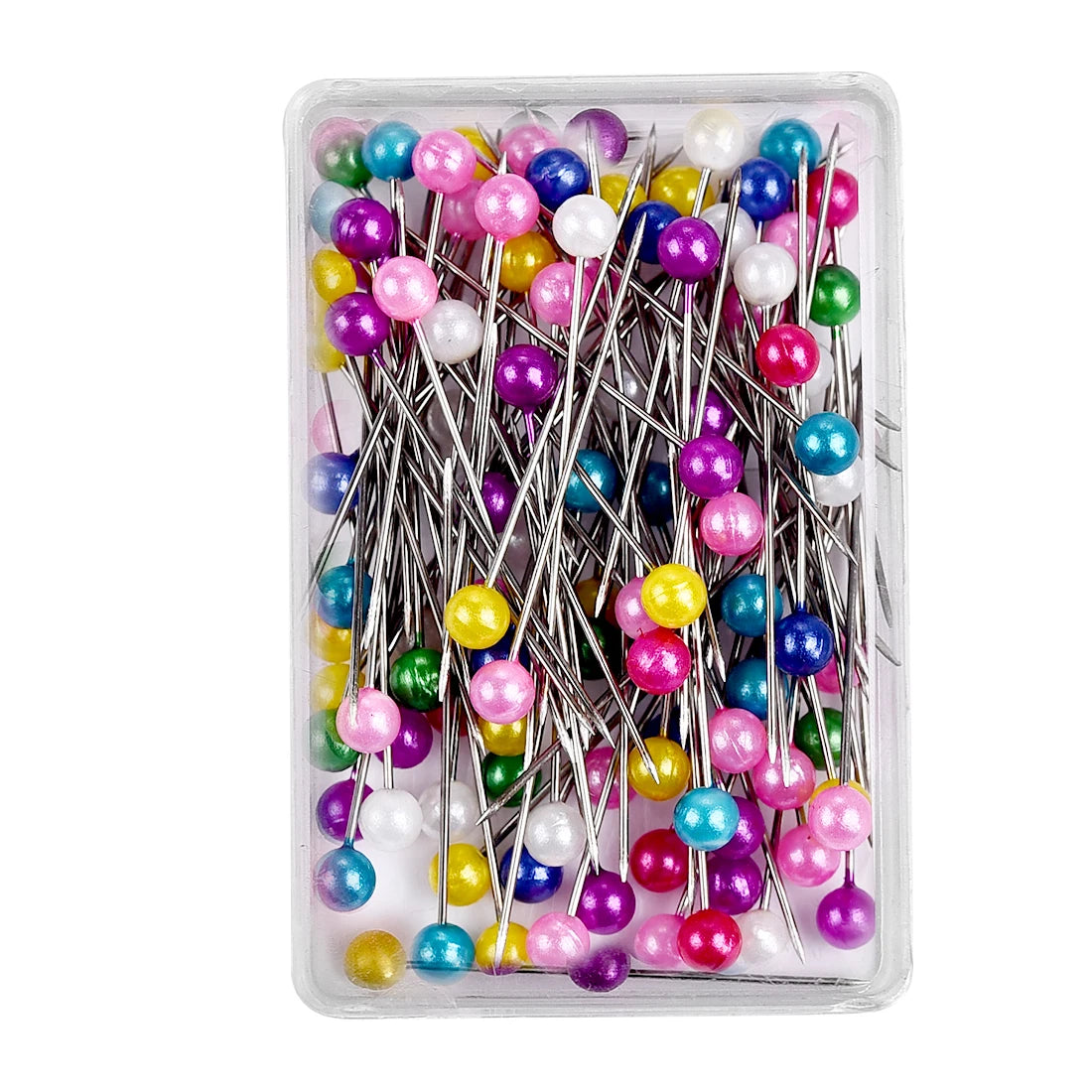 100Pcs Colorful Pearl Head Sewing Pins