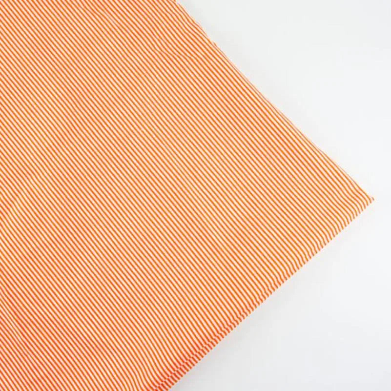 Pure Cotton Fabric Plain Weave Polka Dot Vertical Strip Printed For Sewing Handmade DIY By the Meter