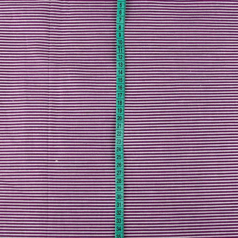 Pure Cotton Fabric Plain Weave Polka Dot Vertical Strip Printed For Sewing Handmade DIY By the Meter