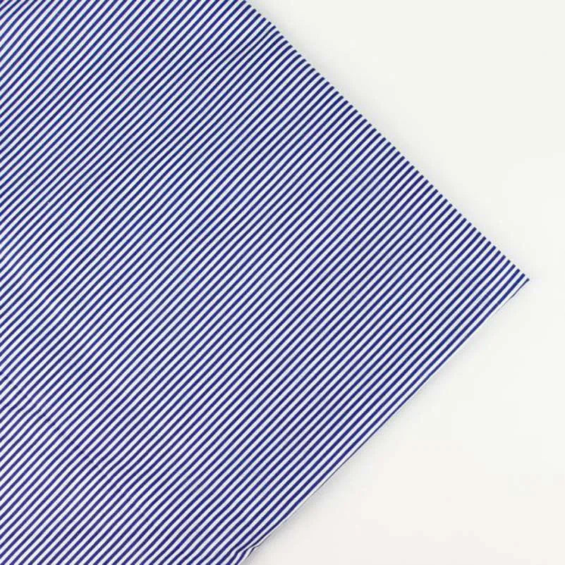 Pure Cotton Fabric Plain Weave Polka Dot Vertical Strip Printed For Sewing Handmade DIY By the Meter