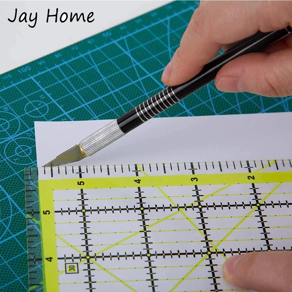 15cm Quilting Patchwork Ruler Fabric Cloth Cutting Ruler Acrylic Sewing Rulers DIY Knitting Crafts Tailor Sewing Accessories