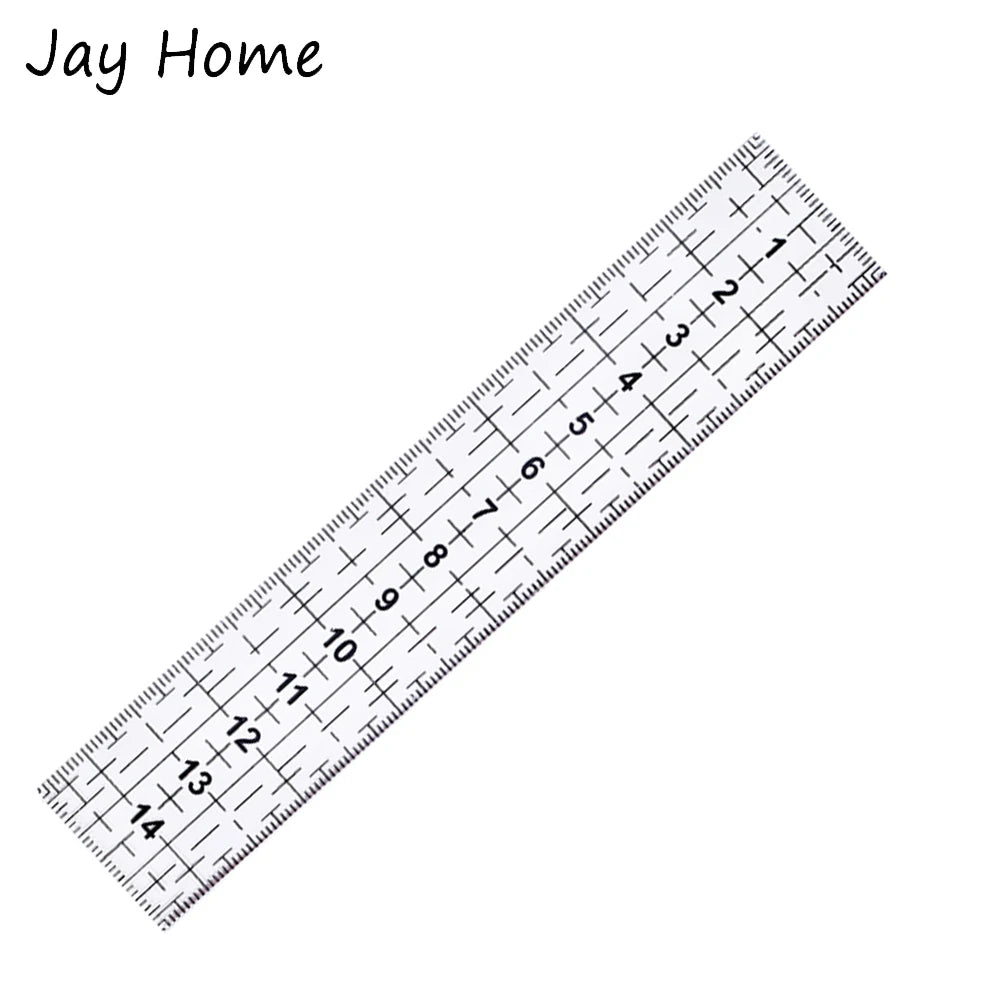 15cm Quilting Patchwork Ruler Fabric Cloth Cutting Ruler Acrylic Sewing Rulers DIY Knitting Crafts Tailor Sewing Accessories