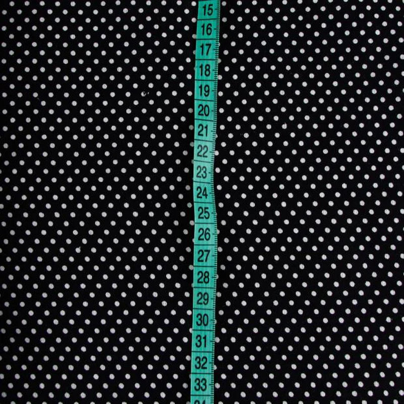 Pure Cotton Fabric Plain Weave Polka Dot Vertical Strip Printed For Sewing Handmade DIY By the Meter