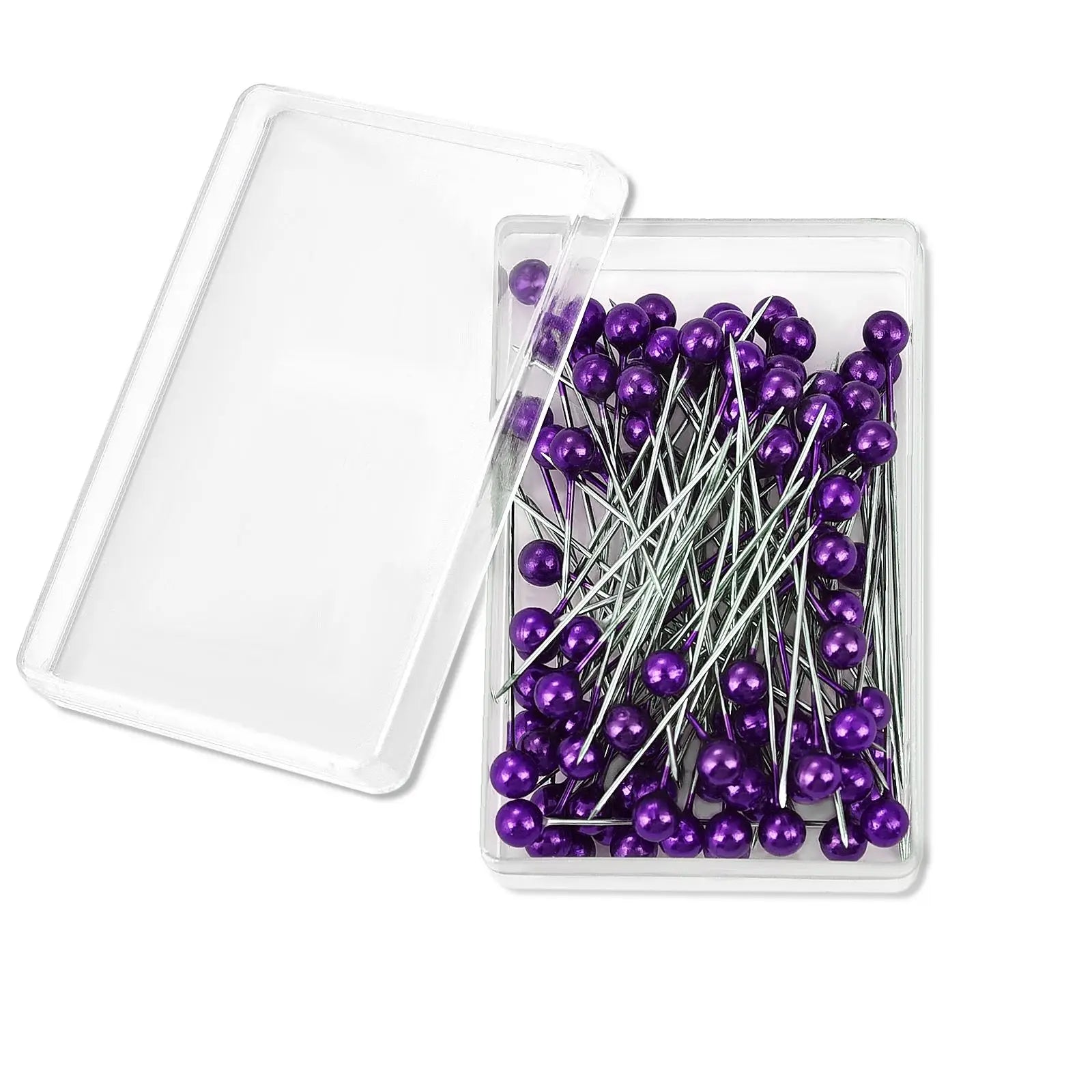 100Pcs Colorful Pearl Head Sewing Pins