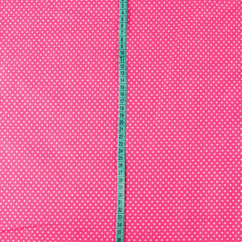 Pure Cotton Fabric Plain Weave Polka Dot Vertical Strip Printed For Sewing Handmade DIY By the Meter