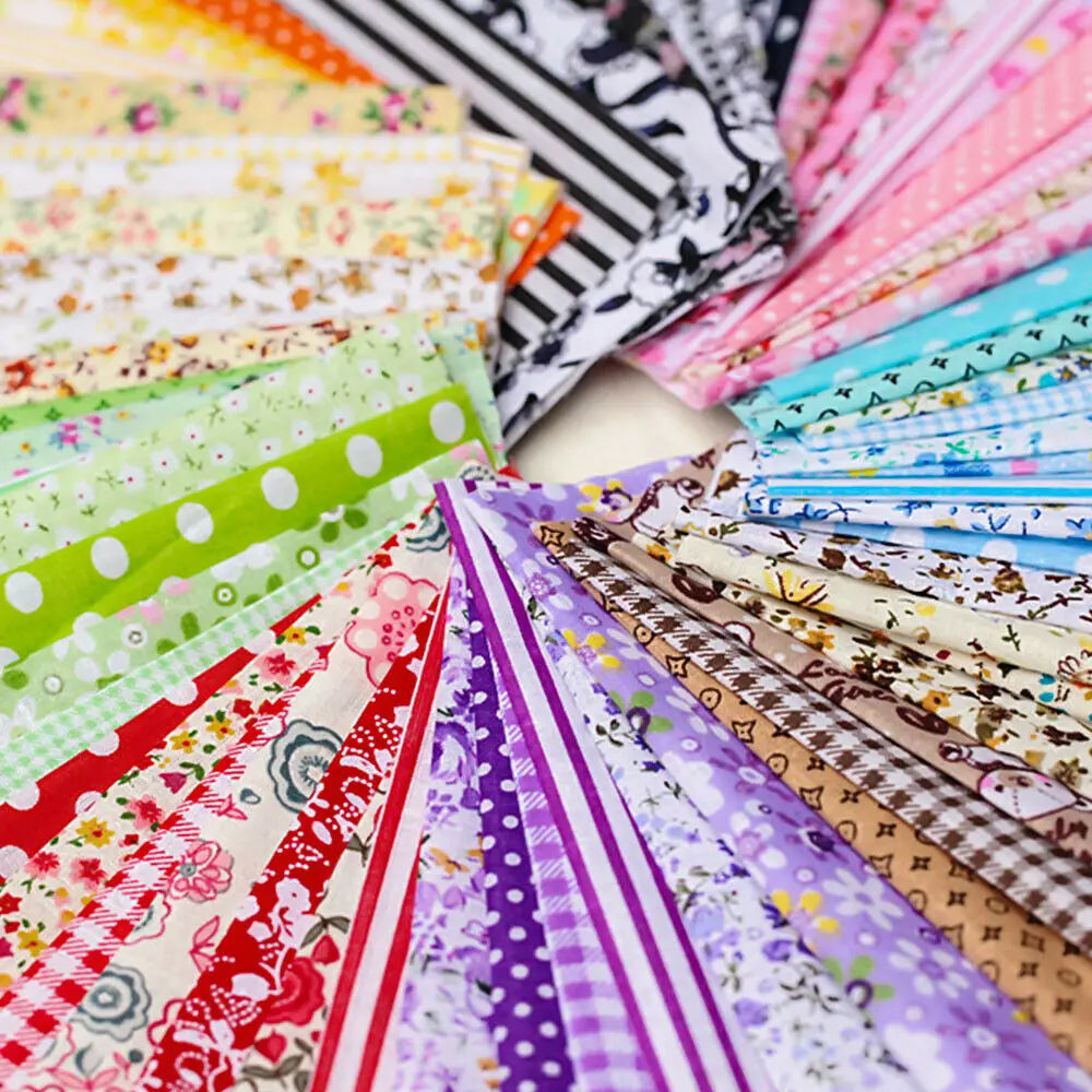 Colourful Cotton Fabric Pre-Cut Bundle