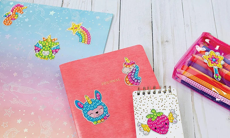 Big Gem Diamond Painting Kit Create Your Own Sweets Diamond Art Stickers 5D Diamond Painting by Number for Kids and Beginner