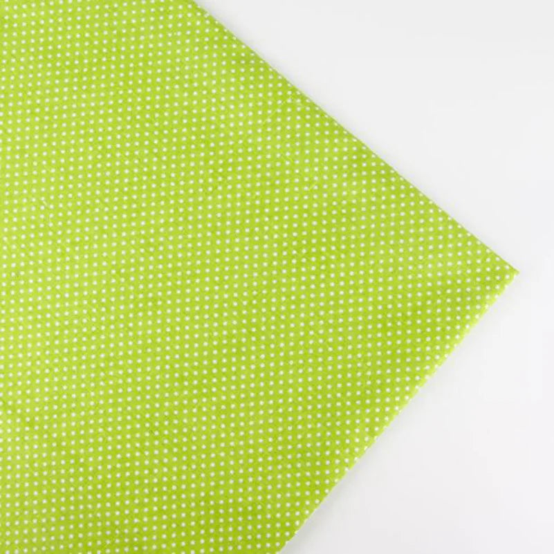 Pure Cotton Fabric Plain Weave Polka Dot Vertical Strip Printed For Sewing Handmade DIY By the Meter