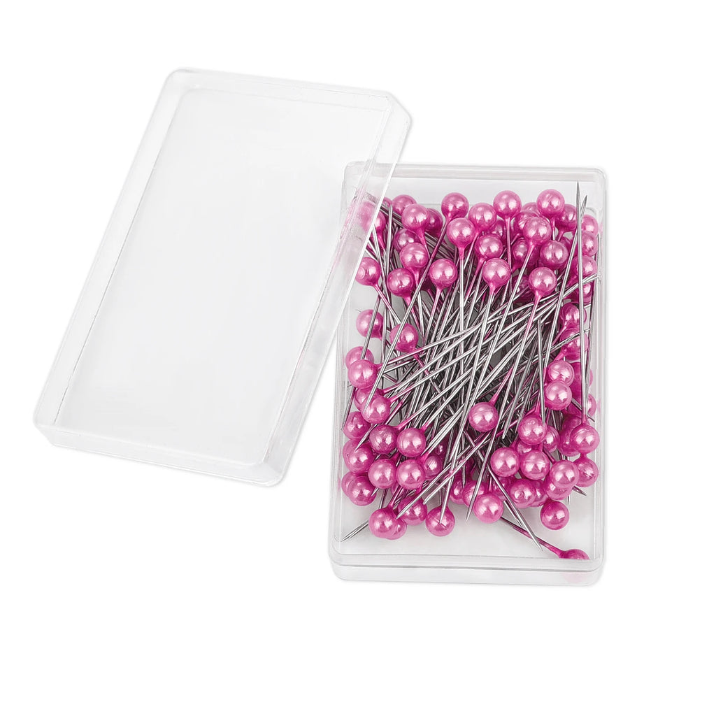 100Pcs Colorful Pearl Head Sewing Pins