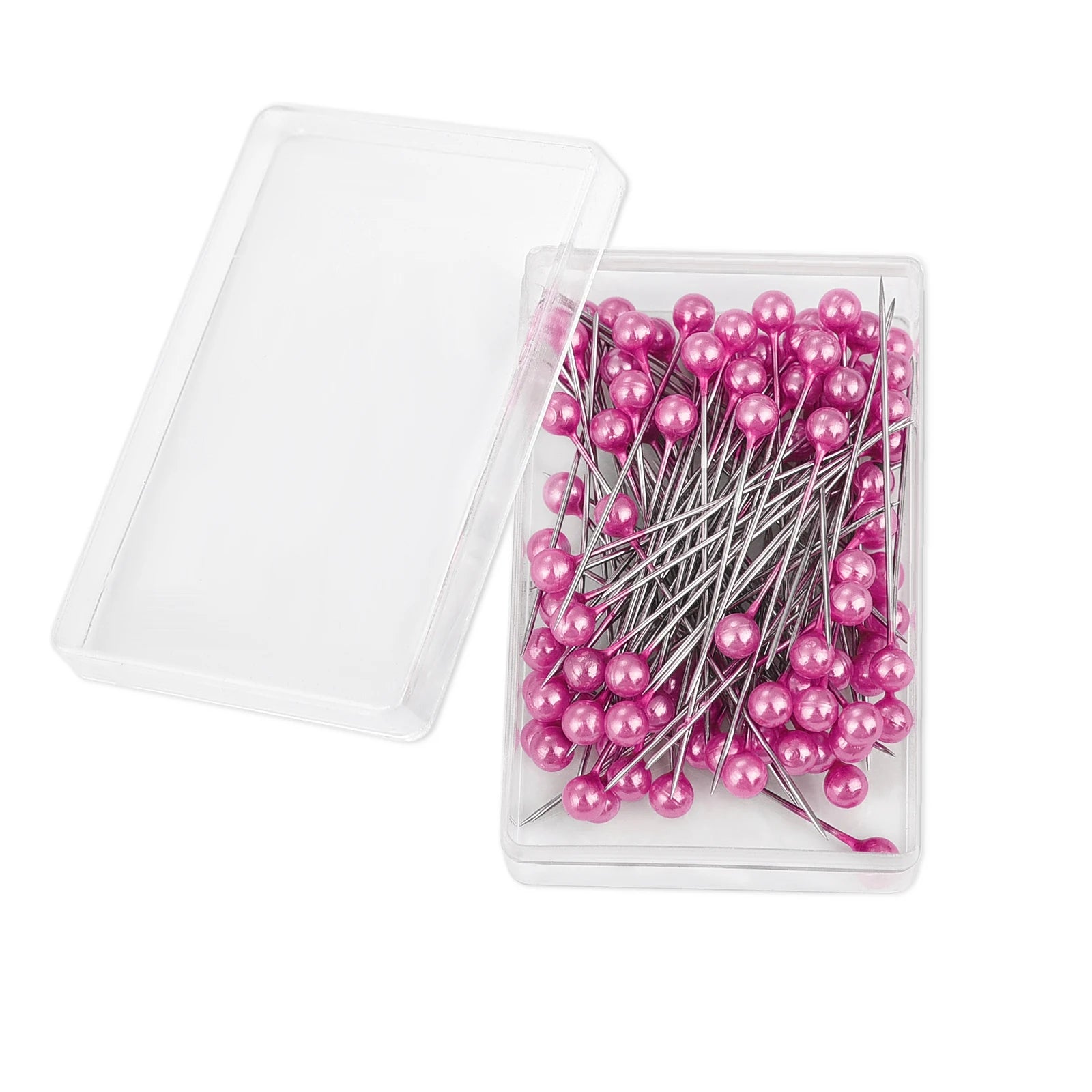 100Pcs Colorful Pearl Head Sewing Pins