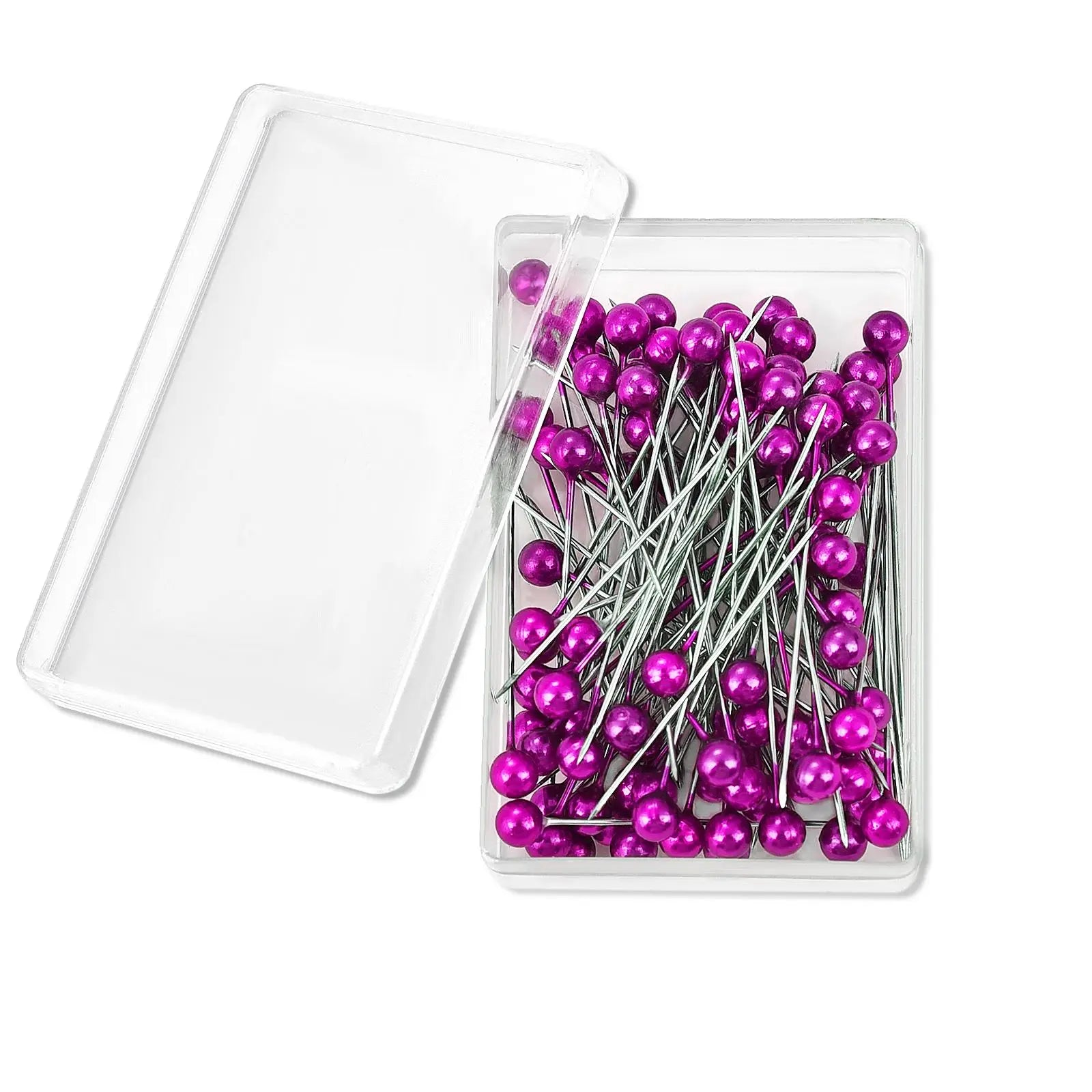 100Pcs Colorful Pearl Head Sewing Pins