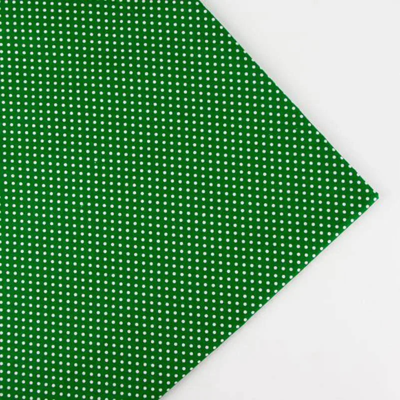 Pure Cotton Fabric Plain Weave Polka Dot Vertical Strip Printed For Sewing Handmade DIY By the Meter