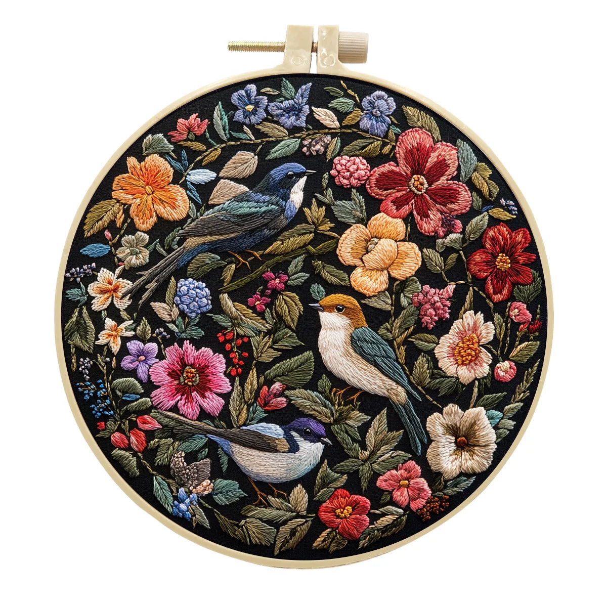 Flower & Bird Embroidery Starter Kit