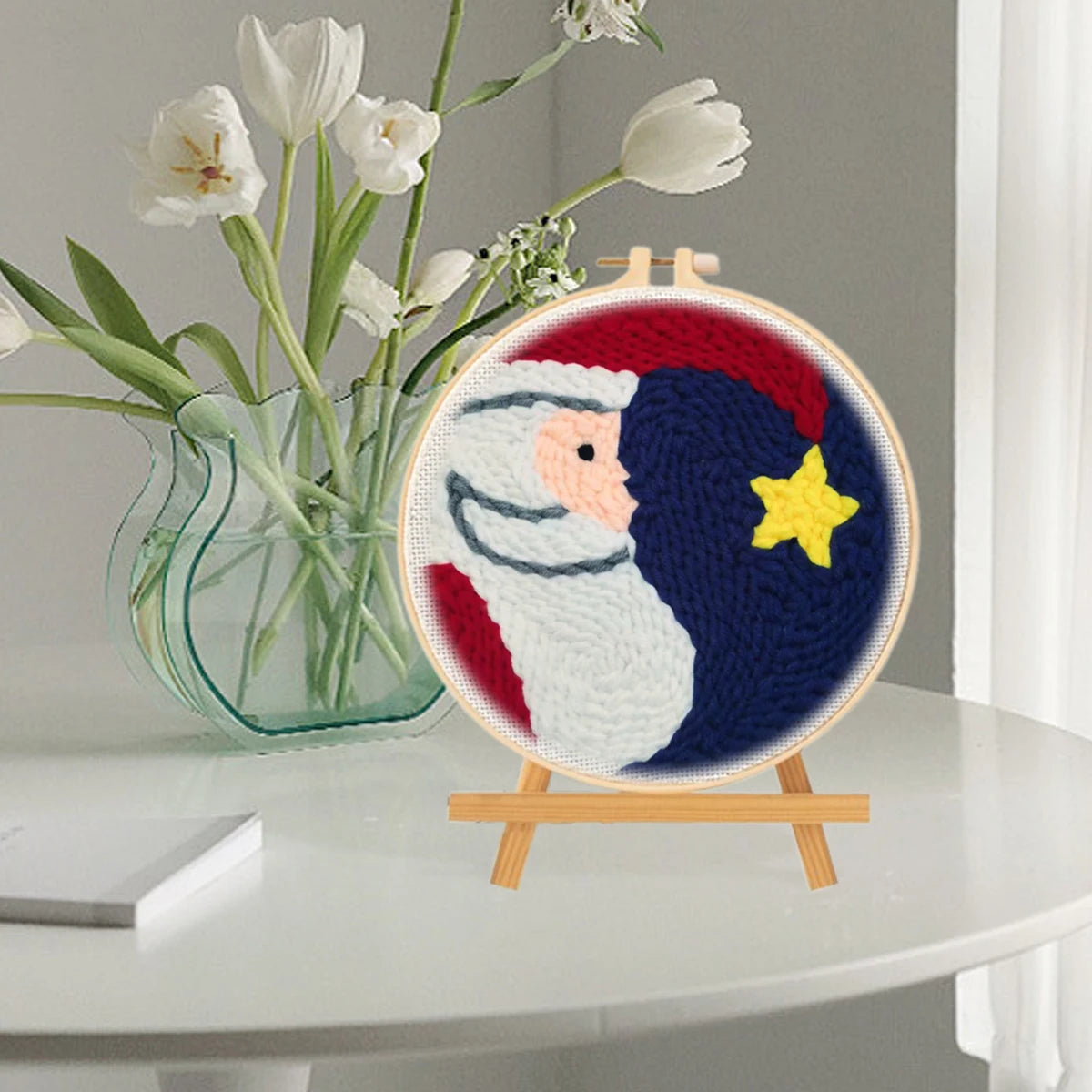 Santa Claus Punch Needle Embroidery Starter Kit