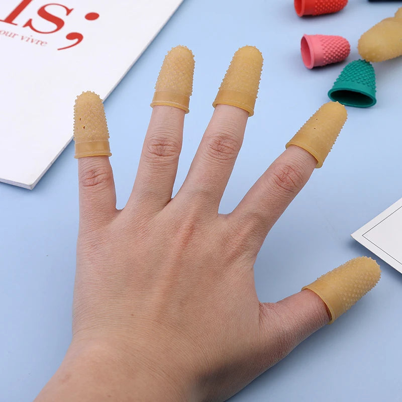 10Pcs Silicone Finger Cot – Sewing & Heat Resistant Protector
