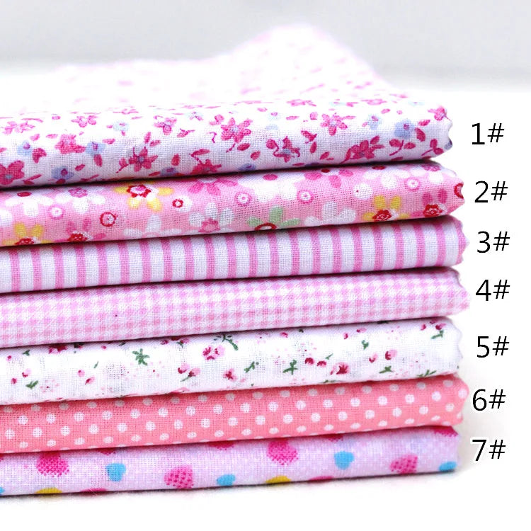 Colourful Cotton Fabric Pre-Cut Bundle