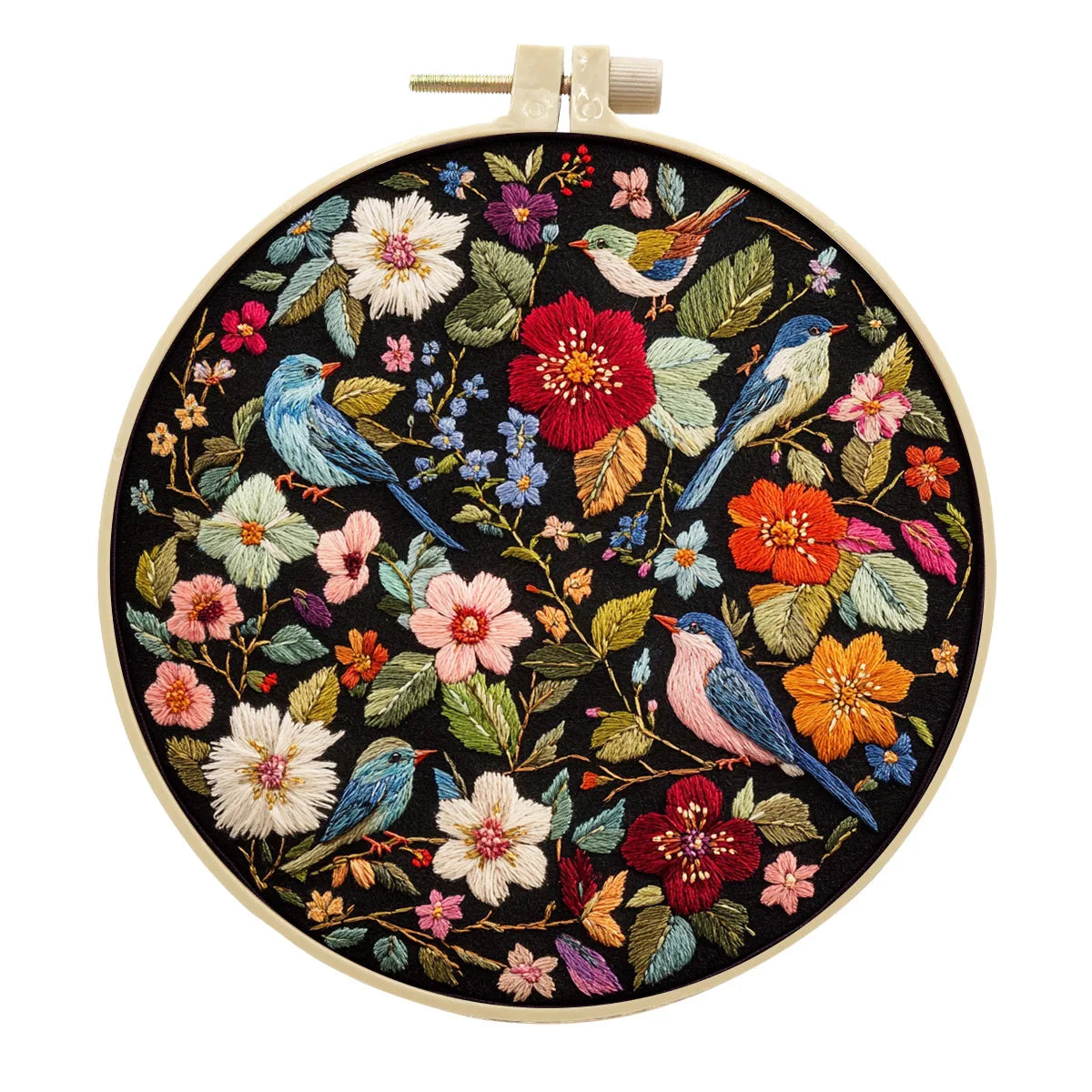 Flower & Bird Embroidery Starter Kit