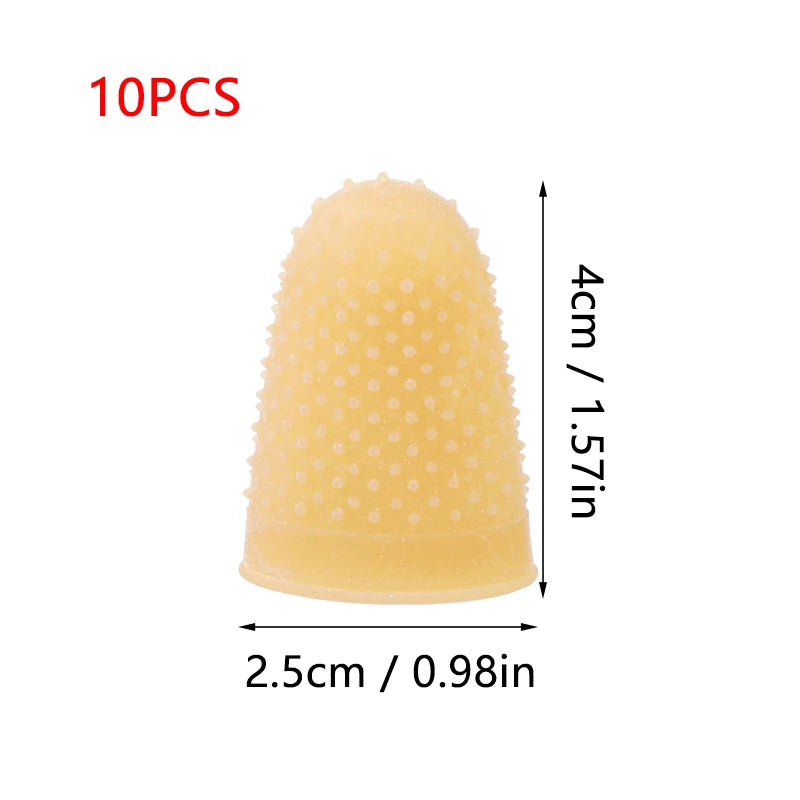 10Pcs Silicone Finger Cot – Sewing & Heat Resistant Protector