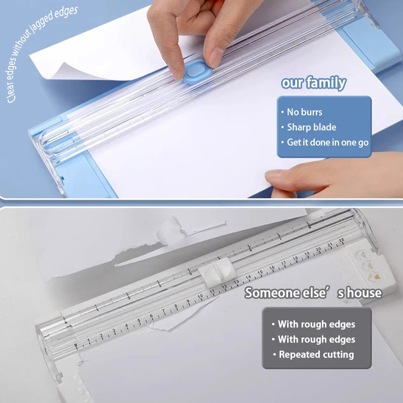Lightweight A4 Cutting Mat Paper Cutter with Pull-out Ruler