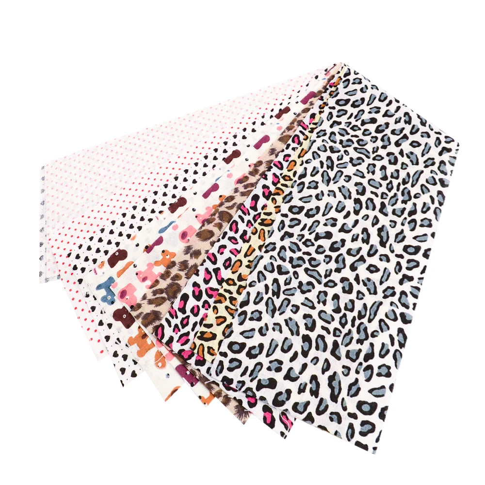 Colorful Jelly Roll Cotton Fabric Strips – 9pcs Set