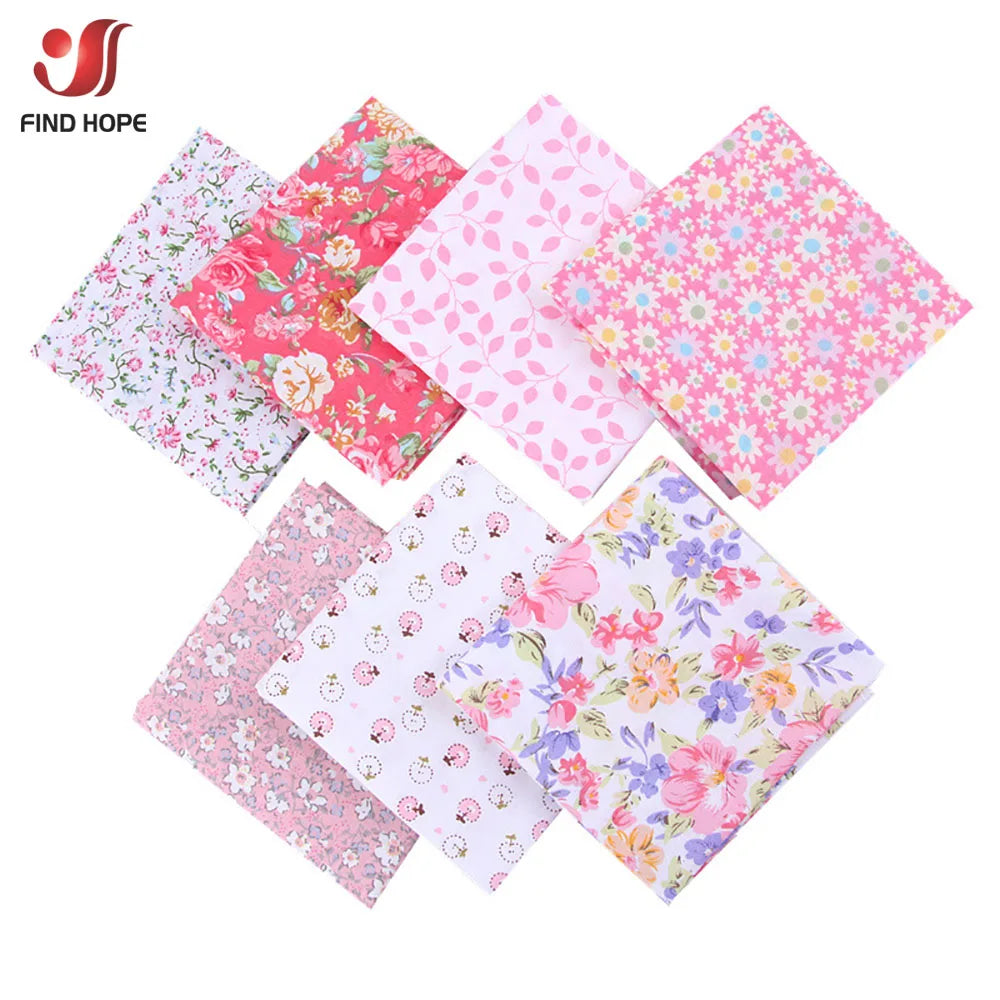 Colourful Cotton Fabric Pre-Cut Bundle