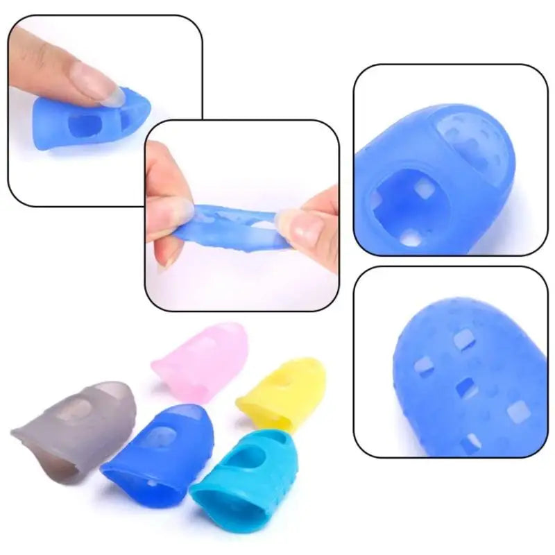 Multifunctional Silicone Thimbles – Protective Finger Sleeves