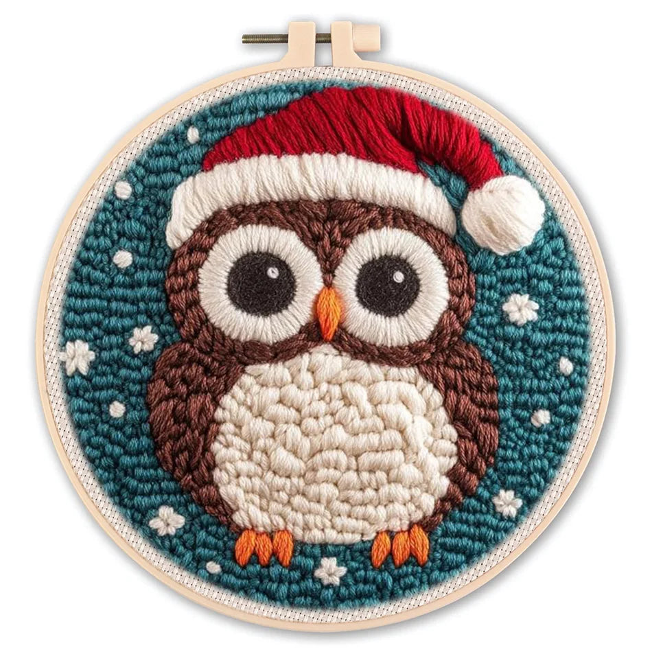 DIY Punch Needle Embroidery Starter Kit – Animal Pattern