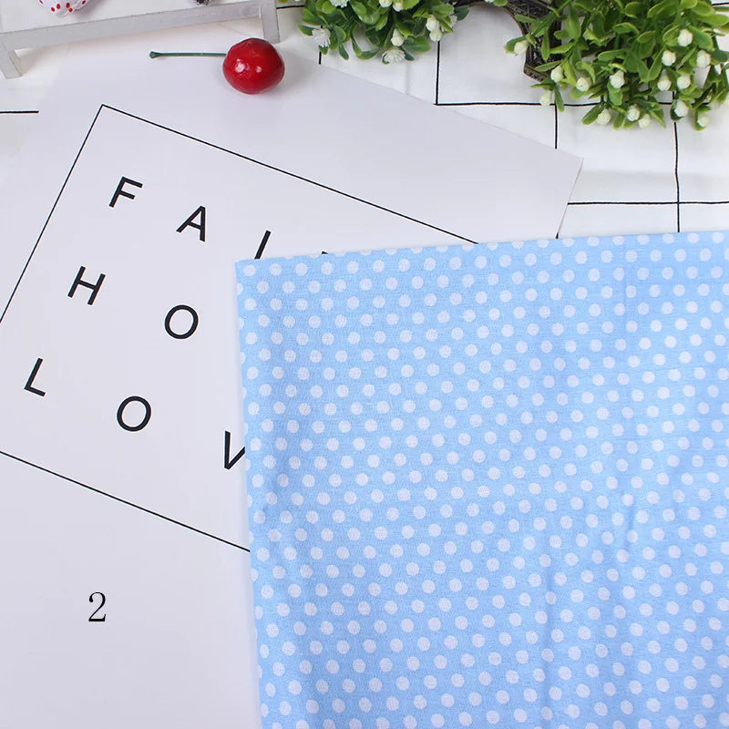 Printed Cotton Fabric for Sewing, Quilting Fabrics for Patchwork, Needlework, DIY Handmade Accessories, 25x25cm