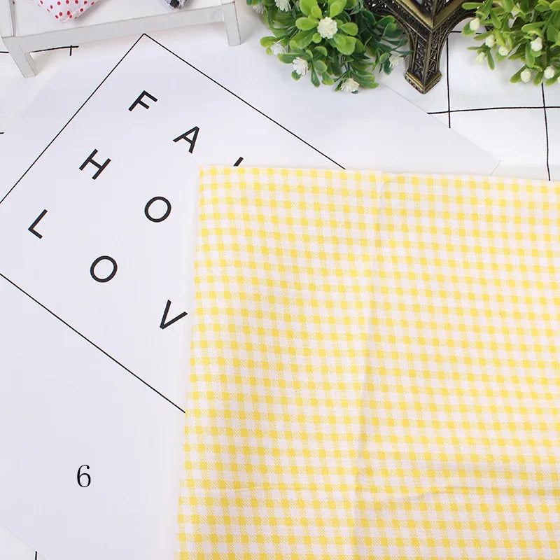 Printed Cotton Fabric for Sewing, Quilting Fabrics for Patchwork, Needlework, DIY Handmade Accessories, 25x25cm