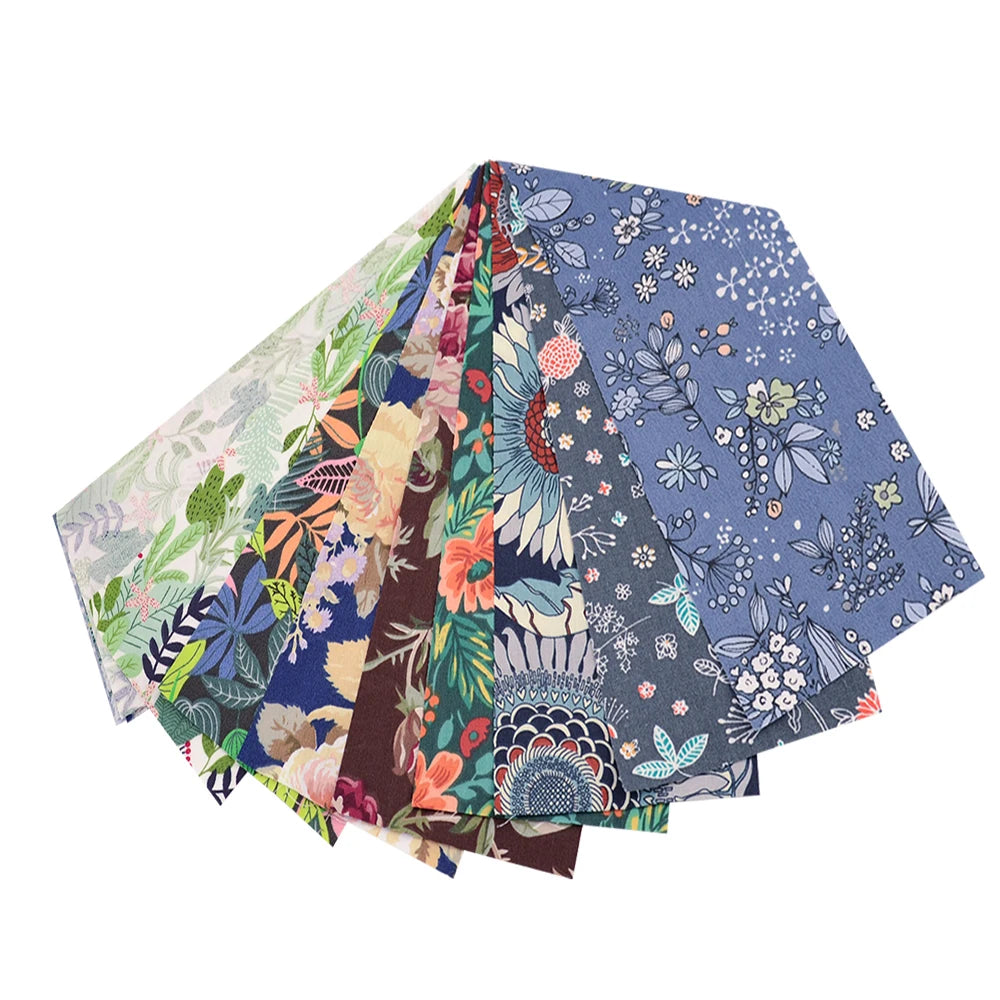Colorful Jelly Roll Cotton Fabric Strips – 9pcs Set