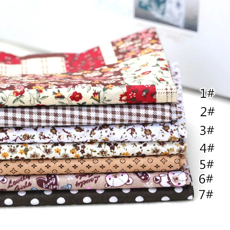 Colourful Cotton Fabric Pre-Cut Bundle