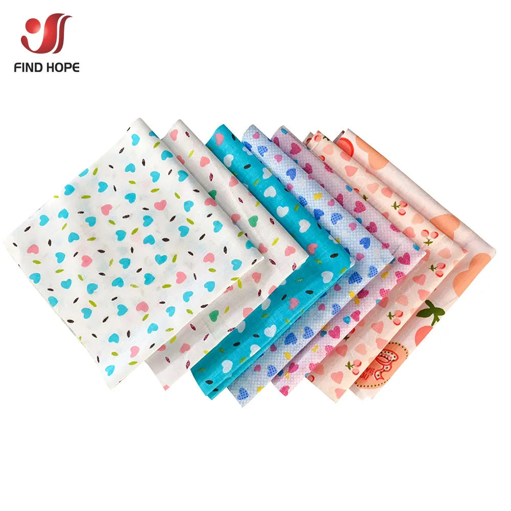 Colourful Cotton Fabric Pre-Cut Bundle