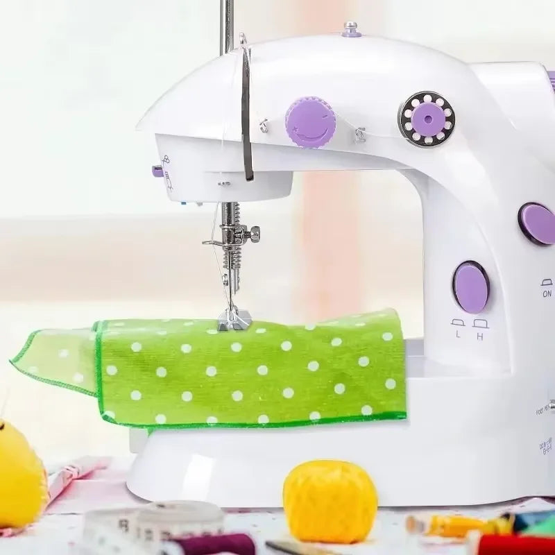 Mini Electric Sewing Machine with Double Speed
