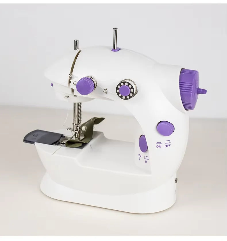Mini Electric Sewing Machine with Double Speed