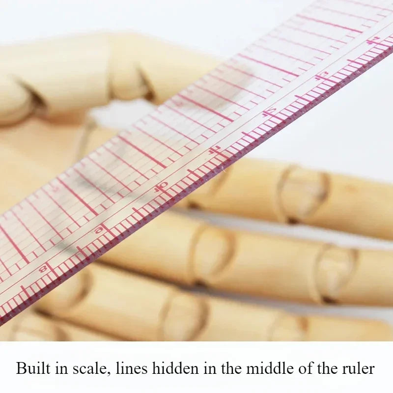 ‌L-Shaped Quilting Ruler - Right-Angle Sewing Tool for Fabric Cutting, Patchwork, Drawing & Craft (Multi-Purpose Technical Ruler