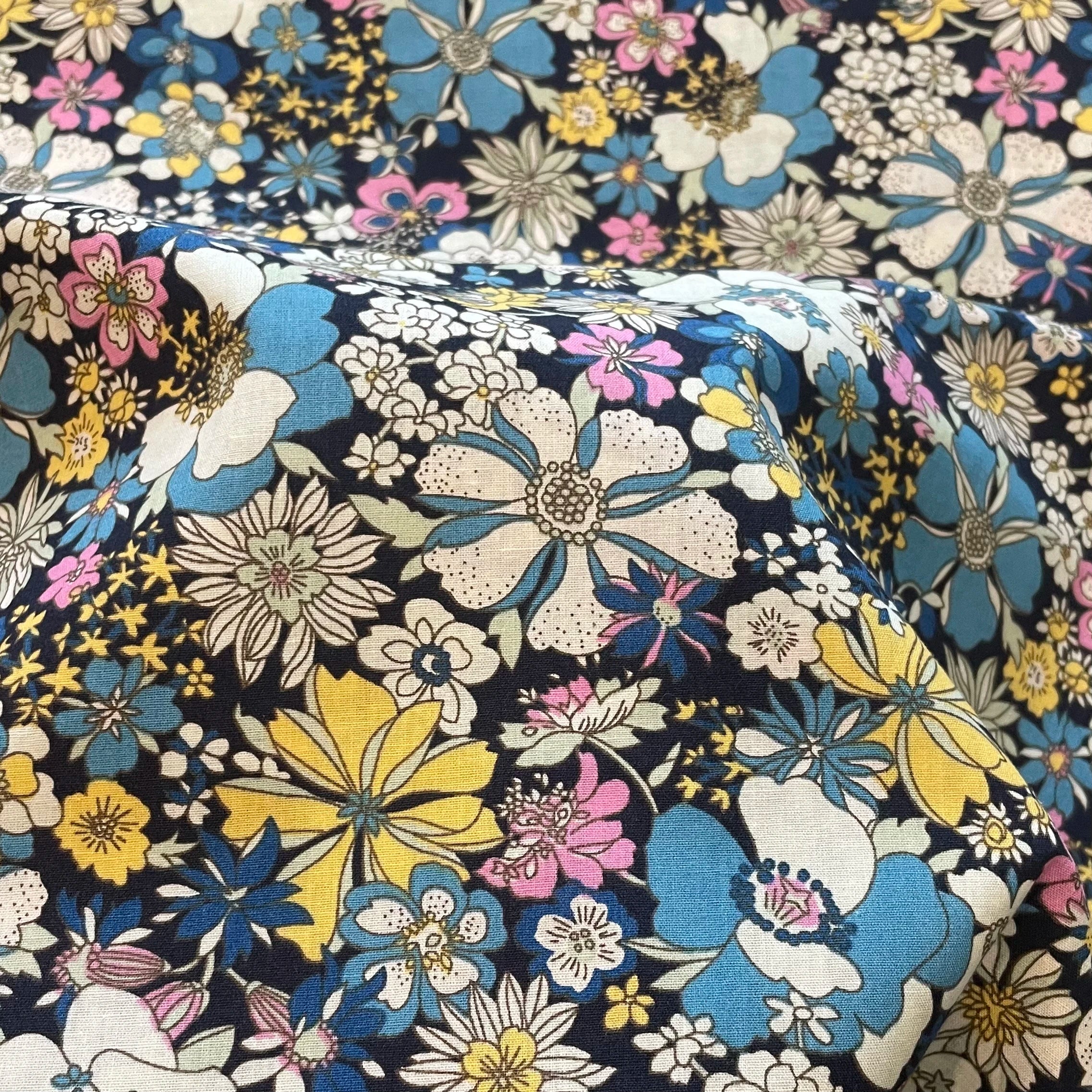Alice Floral Cotton Poplin Fabric