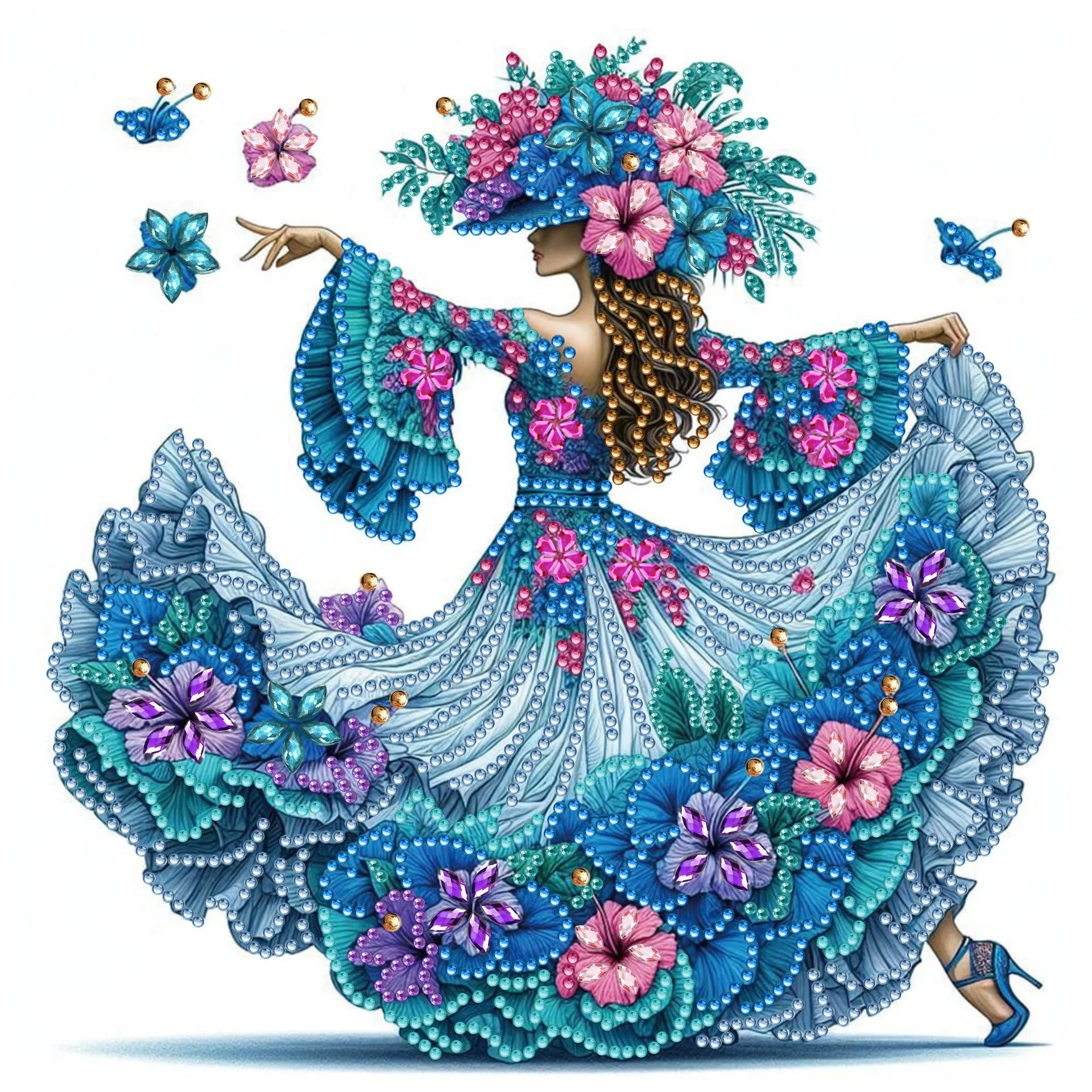 PhotoCustom Diamond Painting Kit Art Adult Painting Kit Crafts Beginner Diamond Art Special Shaped Diamond Painting For Diy Gift