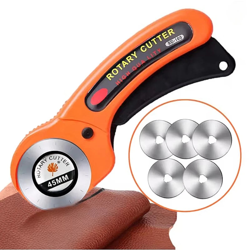 45mm Rotary Cutter – Leather & Fabric Cutting Tool