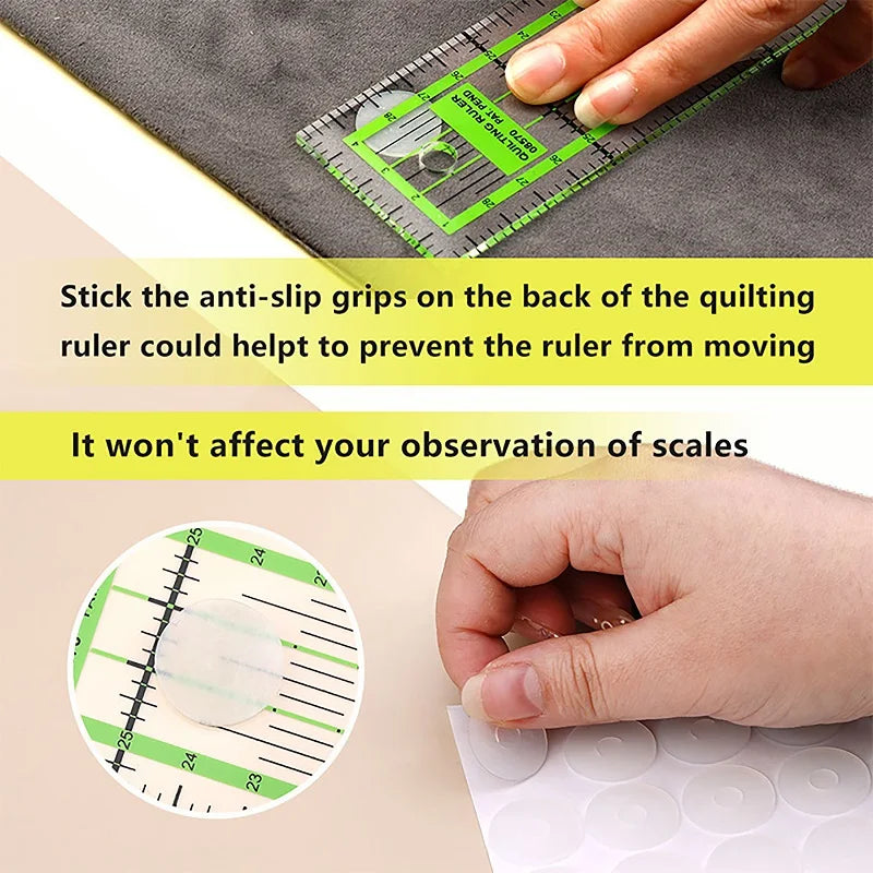 3/5pcs Acrylic Quilting Rulers Square Quilting Rulers Fabric Ruler and Guides with Anti-Slip Grips for Fabric Sewing