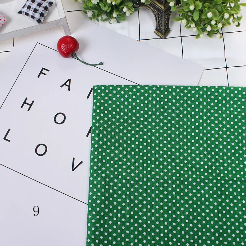 Printed Cotton Fabric for Sewing, Quilting Fabrics for Patchwork, Needlework, DIY Handmade Accessories, 25x25cm