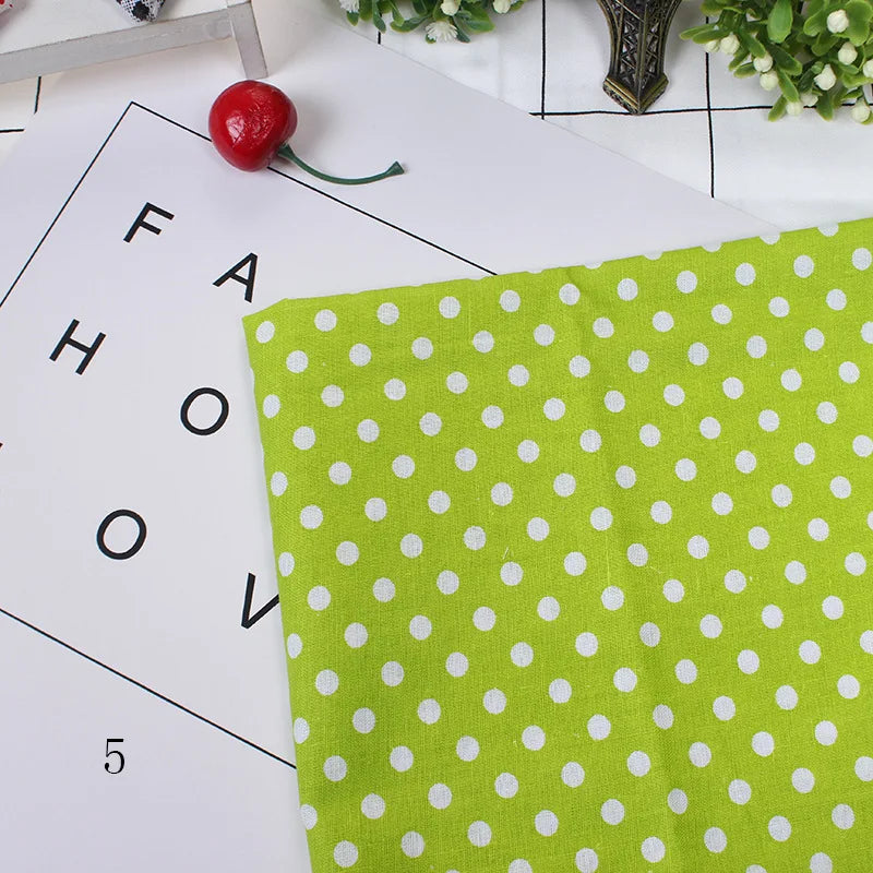 Printed Cotton Fabric for Sewing, Quilting Fabrics for Patchwork, Needlework, DIY Handmade Accessories, 25x25cm