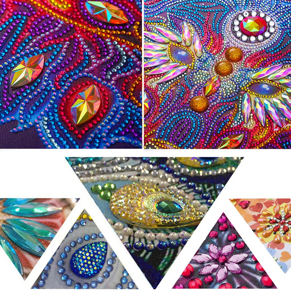 PhotoCustom Diamond Painting Kit Art Adult Painting Kit Crafts Beginner Diamond Art Special Shaped Diamond Painting For Diy Gift