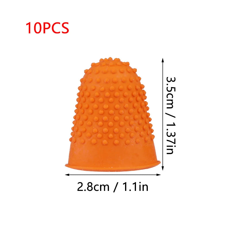 10Pcs Silicone Finger Cot – Sewing & Heat Resistant Protector