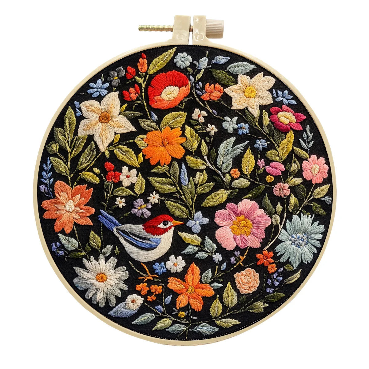 Flower & Bird Embroidery Starter Kit