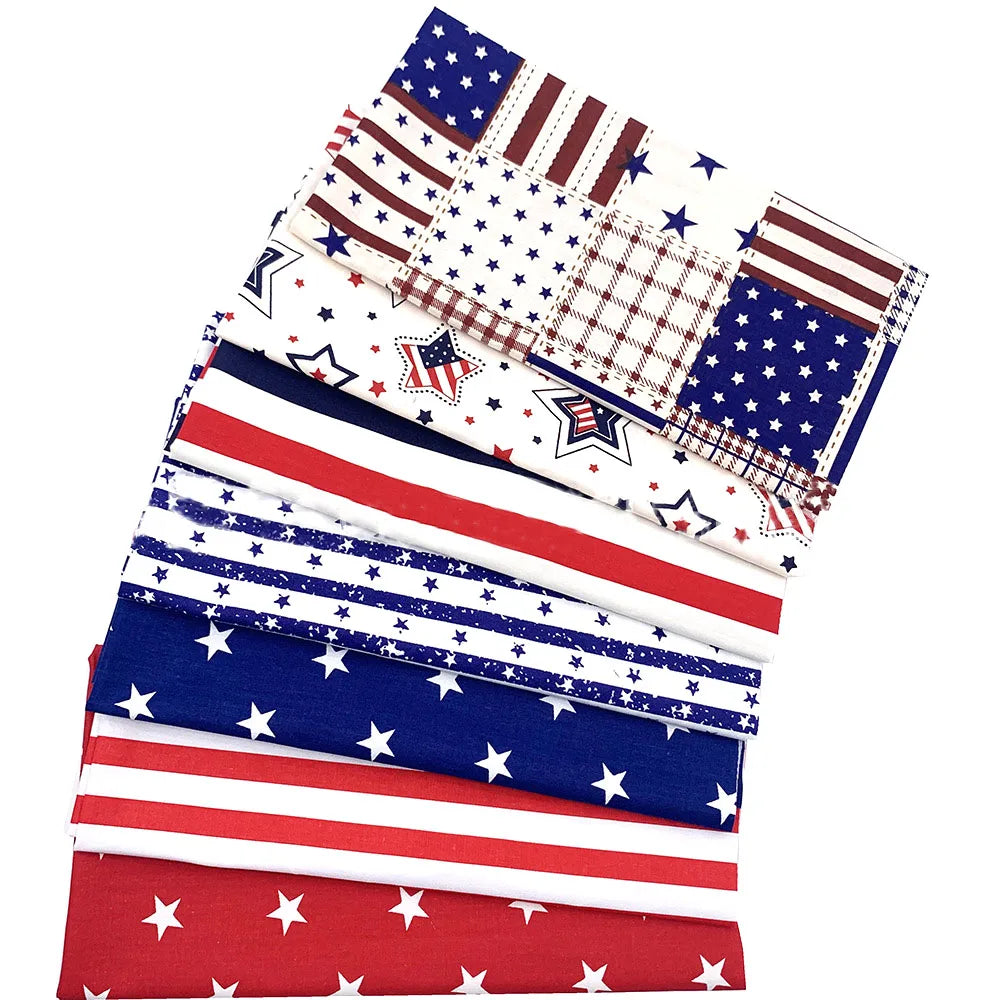 Colourful Cotton Fabric Pre-Cut Bundle